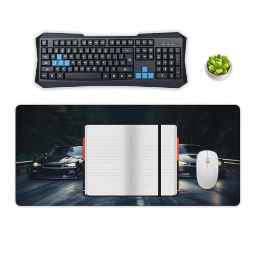 Large Mouse Pad Gaming R34 Sports Car 40x90 cm miniatura 4