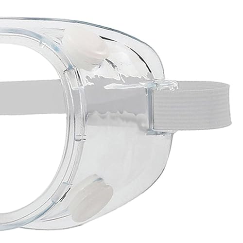 DIN CERTCO - Medizinische Isolationsbrille, beschlag- und kratzfest, Einweg, Packung à 10 Stück, 25266
