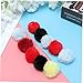 BESPORTBLE 10pcs Assorted Color Fluffy Cat Toy Balls Lightweight Pom Poms for Kittens Interactive Play Balls for Indoor Cats for Physical Exercise and Craft Projects