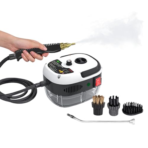 Catálogo para Comprar On-line Limpiador de Vapor , listamos los 10 mejores. 45 Limpiador a Vapor de Alta Presión, Tres Niveles de Temperatura Ajustable 2500W, Eliminar Eficazmente la Suciedad y las Manchas de Aceite Persistentes, Coche, Limpieza Cocina,...