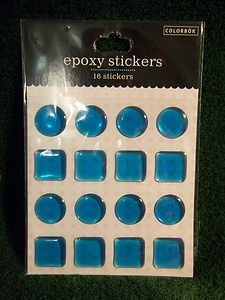 Colorbok Epoxy Blue Page Bubbles - sweet by Colorbok