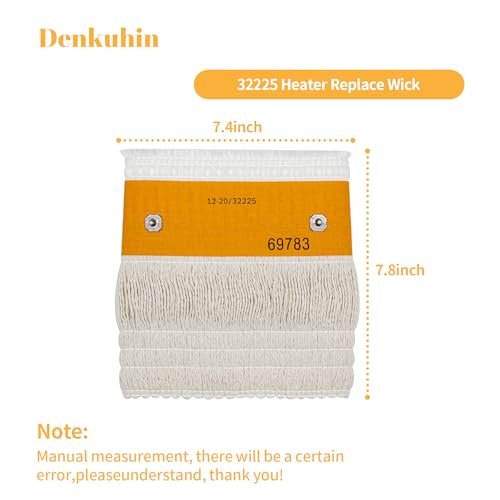 Denkuhin 32225 Kerosene Heater Wick-24C Replacement Wicks/White Top, Heater Stove Accessories Fits Models -KW24, 24B, 24C