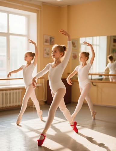 Sweet Toddler Girls Ballet Shoes Soft Canvas Lace Dance Slippers for Training, Performance, Class, Yoga, Indoor Sports4