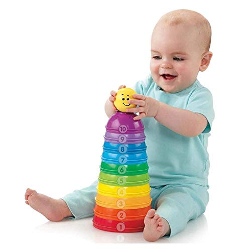 Torre de Potinhos Coloridos - Fisher Price - Mattel W4472