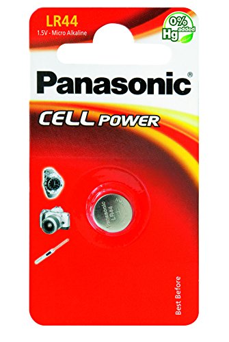Panasonic LR44 Pila a Bottone V13GA, A76, 82