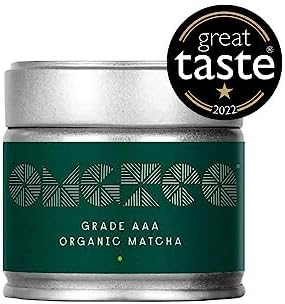 OMGTEA Organic Matcha Green Tea - Japanese AAA Grade Matcha Tea Powder 30g - Increase Energy - Improve Mental Focus - 100% Organic