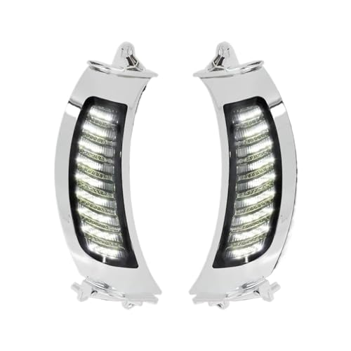 Clignotant noir/chromé LED puissant pour Harley Road Glide 2015-2021