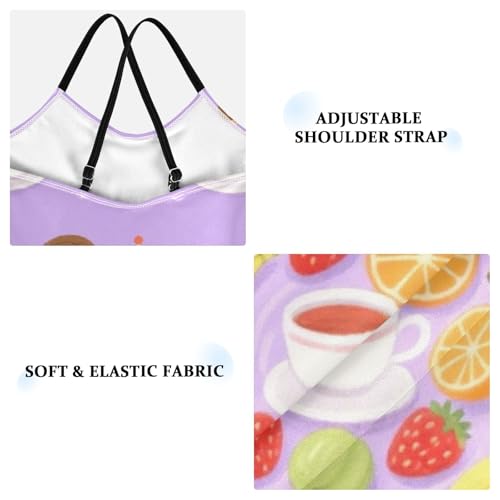 Toddler Monkey Tea Cup Fruit One Piece Swimsuits for Girls 3T 23006762