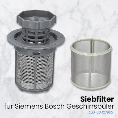 Anakel Home Lichtblau Mikrofilter 00427903 kompatibel mit Bosch-Balay-Lynx-Siemens Geschirrspüler