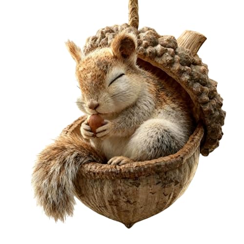 Waldtier Eichels Ornamente Weihnachten Acryl Tier deko Eulen Weihnachtsbaumschmuck Acryl 2D Anhänger Tier Baumschmuck Hängenden Weihnachtsschmuck Anhänger (C-I, One Size)