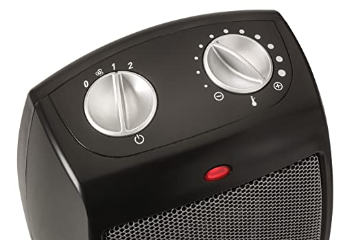 Lasko 9" Tabletop Ceramic Space Heater with Thermostat - Black - CD09250 - image 8