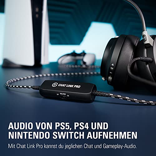 Elgato Chat Link Pro – Audio-Adapter für PS5, PS4, Nintendo Switch, Aufnahme von Audio-Chat, Gameplay-Sound, extralanges Kabel - Image 3