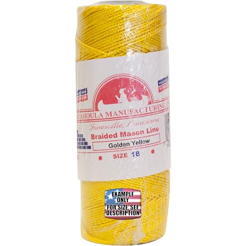 Mason Line, Nylon Trenzado. Dorado, 1000 pies 6-Pack miniatura 1
