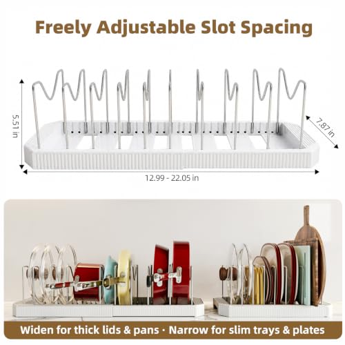 2-Pack-Expandable-Pot-Lid-Organizer-22-Pot-and-Pan-Holder-Adjustable-Under-Cabinet-10-Dividers-Inside-Kitchen-Cabinet-Storage-Rack-for-Baking-Sheets-Cutting-Boards-Cookware