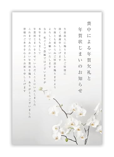 喪中はがき 年賀状じまい文章 私製20枚入り 詳細記入不要 Amazon | 喪中はがき 10枚【年賀状じまい文/詳細記入不要】私製