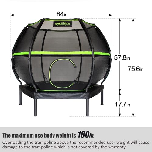 Cylivolk 7Ft Trampoline For Kids thumb #3