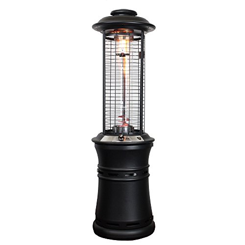 Lava Heat Italia LHI-EMBER-51BTU-BLK-NG Patio Heater Ember Natural Gas, 51000 BTU, Matte Black