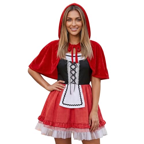 Capa con capucha en un vestido de Halloween ideal