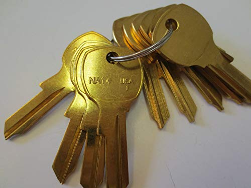 Lot 10 pc NA14 Key Blanks/Mail Box Key / NA14 1069L Key Blank/Ilco USA