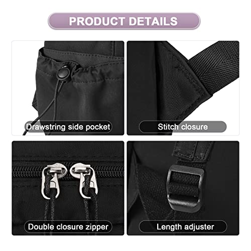 Uppack Black Backpack Lightweight Bag Waterproof High Middle Backpack For Cute Aesthetic Backpack Casual Daypack For Men Women #TOP4