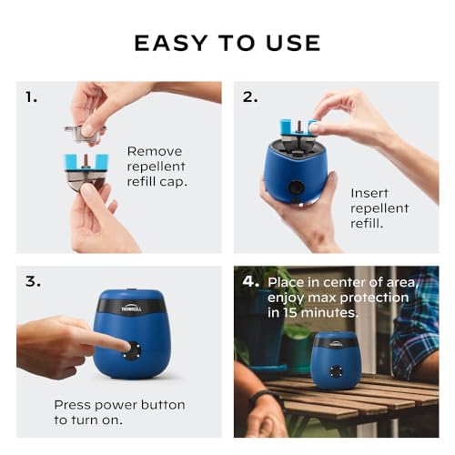 image for Thermacell E55 E-Series Rechargeable Mosquito Repeller with 20’ Mosq