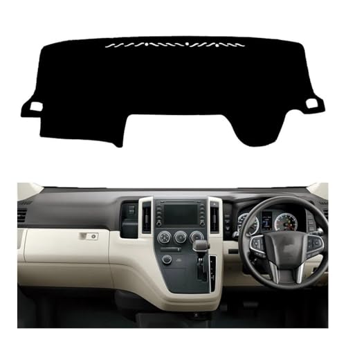 Dashmat tableau bord couverture tapis pare-soleil pour Toyota HiAce Banlieue 19-21