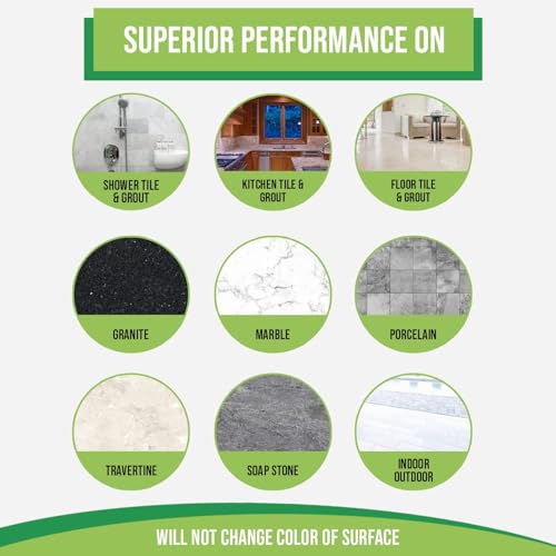 Image of Seal It Green Xtreme Heavy Duty Professional Grout Sealer-Breathe Easy, Stain Block Technology. Odorless,Non-Toxic,Zero VOC-Seals & Protects. Lasts 5+ Yrs. 200+ SF Coverage