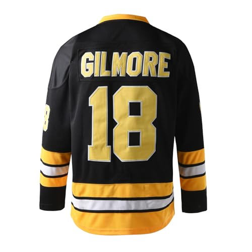 cridpop Happy Gilmore 18 Ice Hockey Jersey for Men Retro Sports Party Apparel Black for Halloween Costumes L by cridpop - Used condition - Image 5