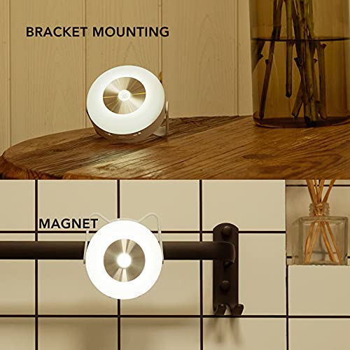 Night Light,2 Packs Dimmable Cool White Led Lighting 6000K Motion & Light Sensor Usb Rechargeable & Battery Operated, Décor For Stairway Bedroom Toilet Wardrobe. #TOP2