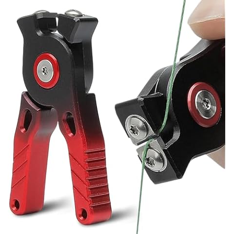 TUNGSTEN4ANGLERS Tungsten 4 Anglers – Pure Tungsten Carbide Fishing Scissor | Portable Fishing Line Cutter – Clipper Nippers Quick Line Cutter Cover