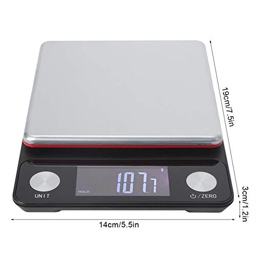 Balance de cuisine électronique numérique LED Balance de nourriture numérique Balance de pesée Outils de mesure Balance de cuisine numérique Balance de mesure précise