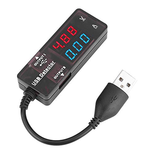 Image of Oumefar Display USB Detector Voltmeter Ammeter Voltage Current Meter Battery Capacity Tester Multifunctional Capacity USB Charger Current Power Electrical Tester (Bicolor)