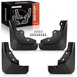 A-Premium Set of 4PCS Mud Flaps Splash Guards Mudguards Mudflaps Compatible with Ford EcoSport 2018 2019 2020 2021 2022 SUV, Front & Rear Driver and Passenger Side