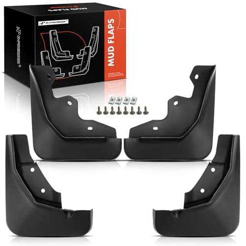 A-Premium Set of 4PCS Mud Flaps Splash Guards Mudguards Mudflaps Compatible with Ford EcoSport 2018 2019 2020 2021 2022 SUV, Front & Rear Driver and Passenger Side