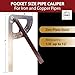 Pocket Sized Pipe Caliper, for Iron Pipe and Copper Tubing Size, Made in USA