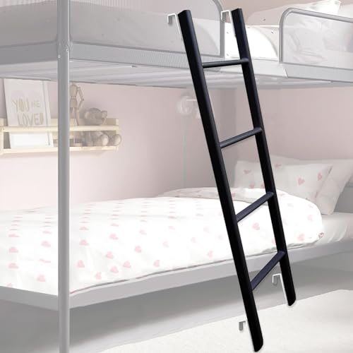 Escalera para litera multifunción con ganchos de seguridad para camas elevadas 2
