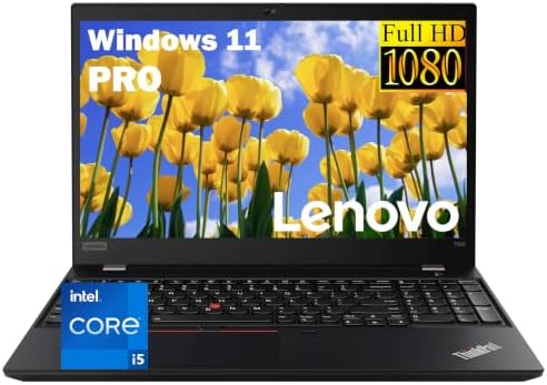 Lenovo ThinkPad T590 Laptop, Core i5-8th, 8GB RAM, 256GB SSD (Ren...