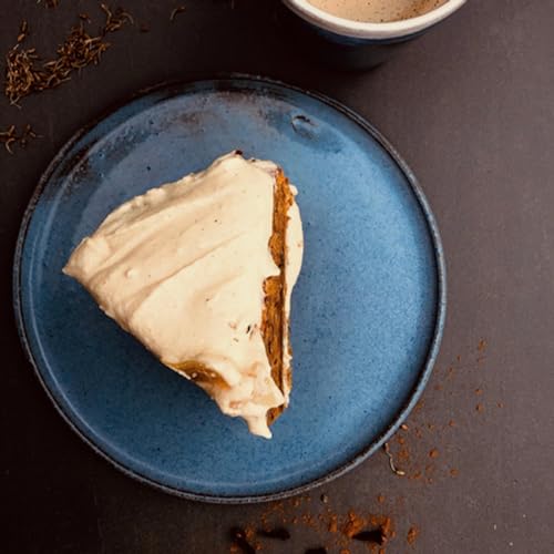 K&uuml;rbiskuchen mit Chai-Latte-Creme