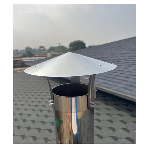 Tapa de chimenea de cono galvanizada para ventilación y protección de tejados