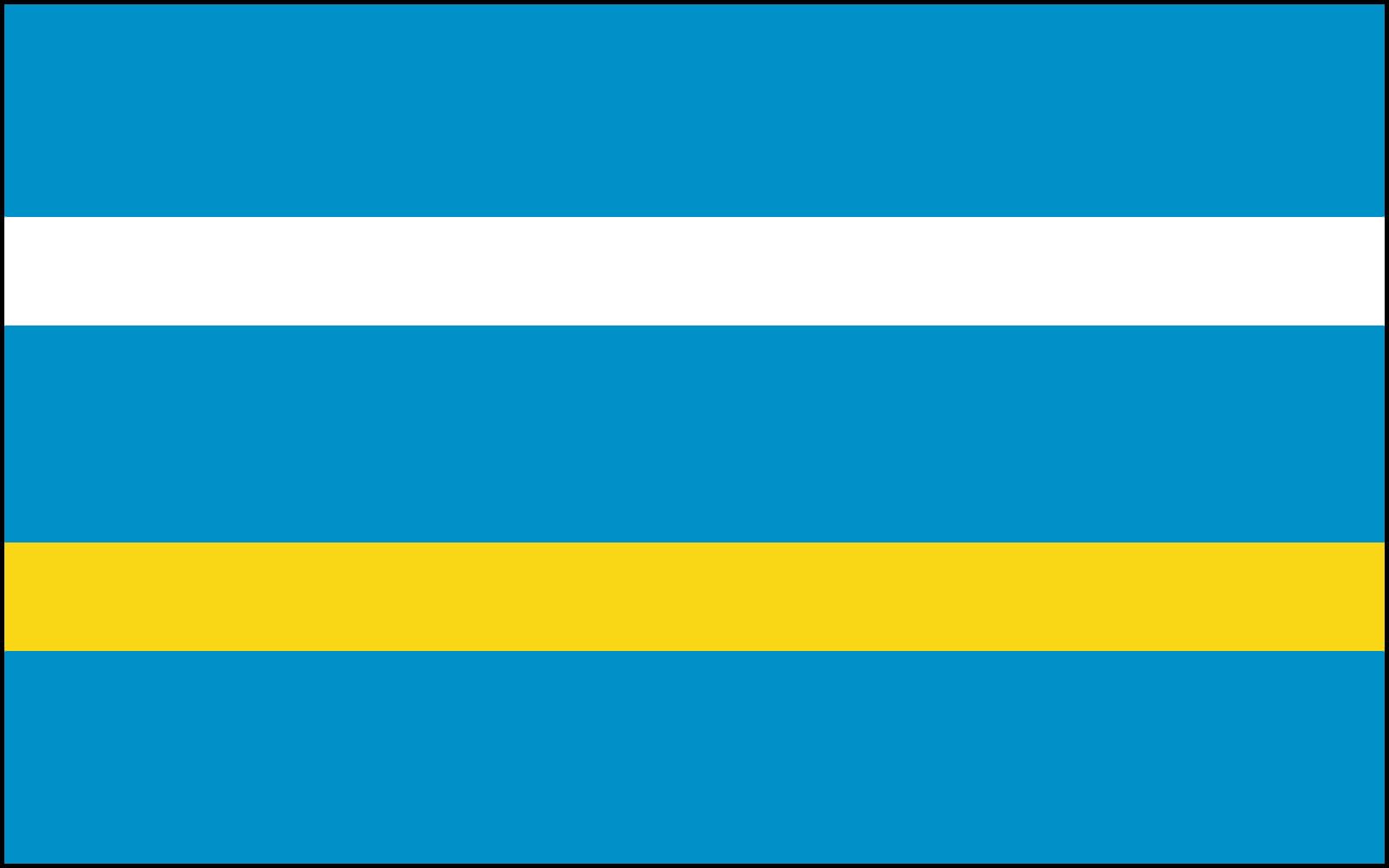 Drapeau de Legionowo grand format avec le blason Herb powiatu legionowskiego haute finition