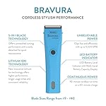 WAHL Professional Animal Bravura Lithium Ion Clipper - Pet, Dog, Cat, and Horse Corded / Cordless Clipper Kit, Turquoise (41870-0438) - Image 2