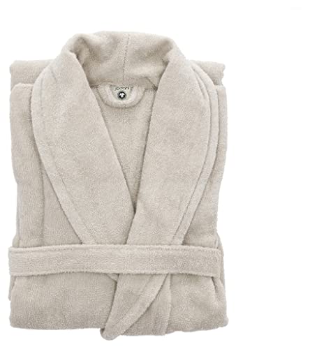 Södahl Organic Classic Peignoir 100% Coton Bio Unisexe, Beige, L/XL Mixte Cover