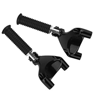 Gek Winkelen Achterste Voetsteunen, Achterste Pedaal, CNC Aluminium Motorfiets Accessoires Motorfiets Onderdelen…