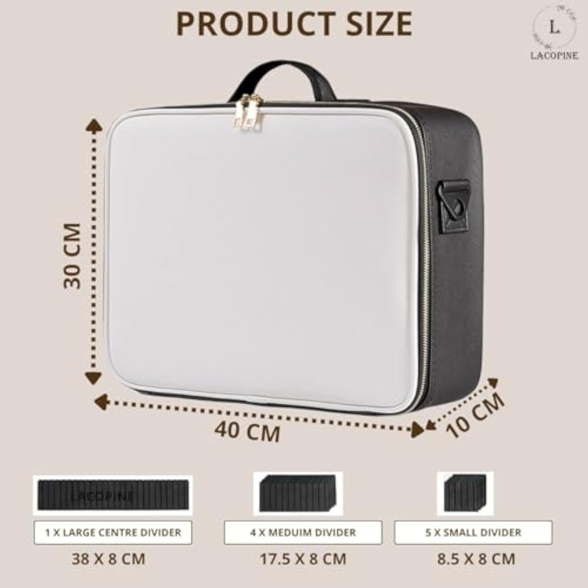 Makeup Cosmetic Organizer & Vanity Bag