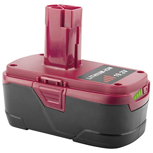 ARyee 6.0Ah 19.2V Lithium Ion Battery Replacement for Craftsman DieHard C3 XCP 130279005 11375 1323903 130211004 11045 315.113753 315.115410 315.11485 315.pp2011 11376 Cordless Power Tool