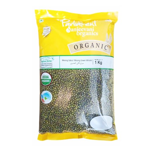 Parliament Organic Green Moong Whole 1kg