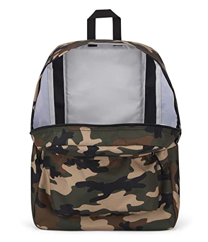 Image of JanSport SuperBreak One Backpacks - Durable, Lightweight Bag with 1 Main Compartment, Front Utility Pocket with Built-in Organizer - Premium Backpack, Buckshot Camo