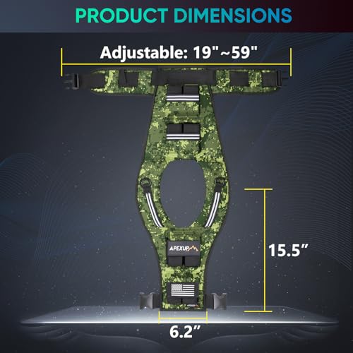 Image of APEXUP Adjustable Weighted Vest Men 20lbs /30lbs /40lbs Weights with Reflective Stripe, Weight Vest Woman Workout Vest for Strength Training Running Walking