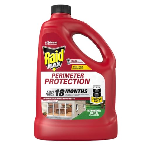 Raid MAX Perimeter Protection Refill, Up to 18 Months of Protection, Indoor and Outdoor Use, 1...