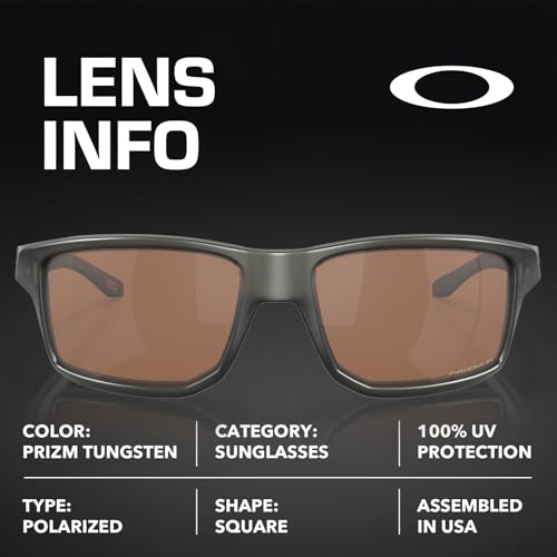 Image of Oakley GIBSTON OO9449 Rectangle Shape Sunglasses With Official Eyewear Kit | Men's Sunglasses